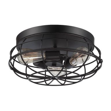 Scout 3 Light 15 Inch Wide Flush Mount by Savoy House - 6-8074-15