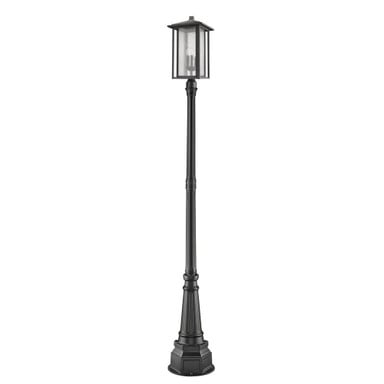 Aspen 3 Light Outdoor Post Mount Lantern 14.17 x 106.69 Inches by Z-Lite - 554PHXL