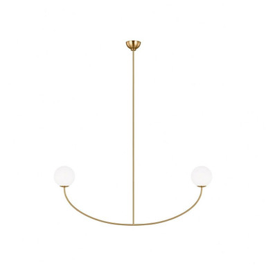 Galassia Grand 2 Light Oversized Linear Chandelier by Visual Comfort Studio - AEC1132