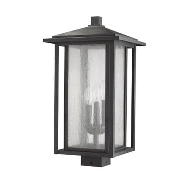 Aspen 3 Light Outdoor Post Mount Lantern 11 x 22.44 Inches by Z-Lite - 554PHXT2