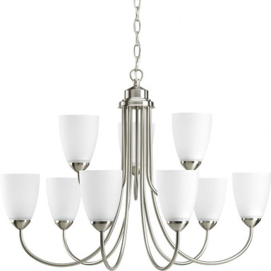 Gather 9 Light Large Chandelier by Progress - P4627