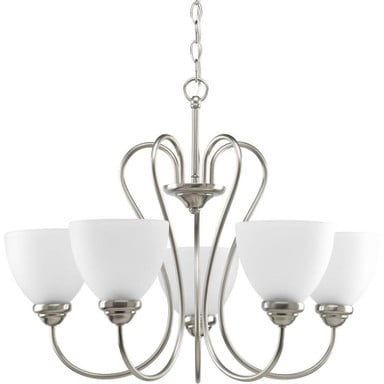 Heart 5 Light Medium Chandelier by Progress - P4666