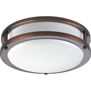 Acrylic Round 1 LED 10.38 Inch Wide Flush Mount by Progress - P7249