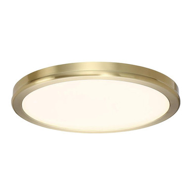 Geos 12.5W 1 LED 10.25 Inch Wide Flush Mount by dweLED - FM-4610