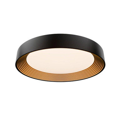 Gaston 36.7W 1 LED Flush Mount 4.4 Inch Tall and 25.6 Inch Wide by dweLED - FM701626