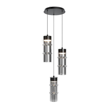 Kanister 9.1W 3 LED Pendant 11.75 Inch Tall and 4.63 Inch Wide by dweLED - PD413603R
