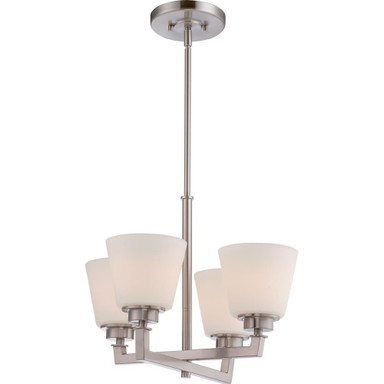 Mobili 4 Light Small Chandelier by Nuvo - 60-M4C