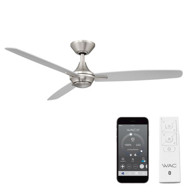 Blitzen 3 Blade Ceiling Fan 12.3 Inches Tall and 54 Inches Wide by WAC  - F-060