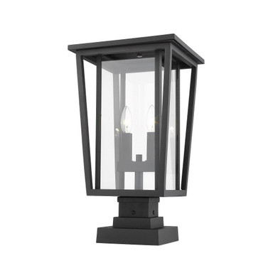 Seoul 2 Light Outdoor Post Mount Lantern 11.25 x 20.75 Inches by Z-Lite - 571PHBS3