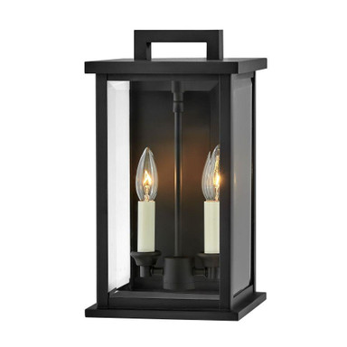 Weymouth 2 Light Small Outdoor Candle Style Wall Lantern by Hinkley - 20010