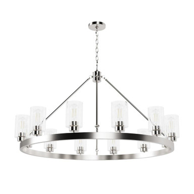 Hartland 12 Light Oversized Chandelier by Hunter - 13060