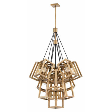 Ensemble 13 Light Large Foyer Chandelier by Fredrick Ramond - FR42449