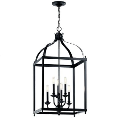 Larkin 6 Light Small Foyer Chandelier by Kichler - 42568