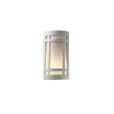 Ambiance 2 Light Large ADA Craftsman Window Wall Sconce by Justice Design - CER-5495