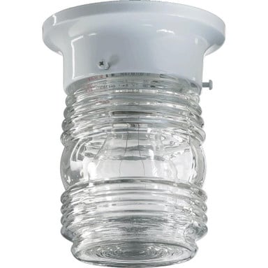 Jelly Jar 1 Light 5 Inch Wide Flush Mount by Quorum - 3009-3