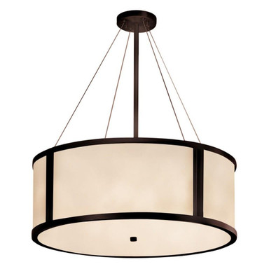 Clouds Tribeca Eight Light Oversized Pendant by Justice Design - CLD-9544