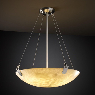 Clouds U Clips 3 Light Large Pendant by Justice Design - CLD-9621-35