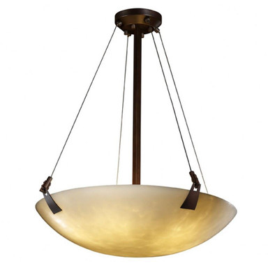 Clouds Tapered Clips 6 Light Large Pendant by Justice Design - CLD-9642-35
