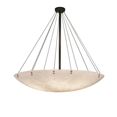 Clouds Finials 16 Light Oversized Pendant by Justice Design - CLD-9668-35-F1