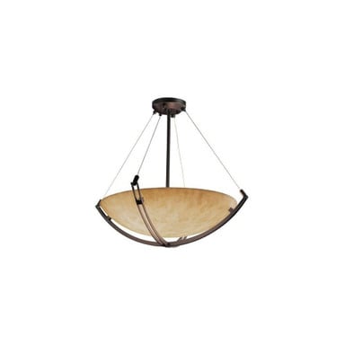 Clouds Crossbar 6 Light Large Pendant by Justice Design - CLD-9722-35