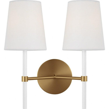 Kate Spade New York 2 Wall Sconce 12.88 Inch Tall by Visual Comfort Studio - KSW1102