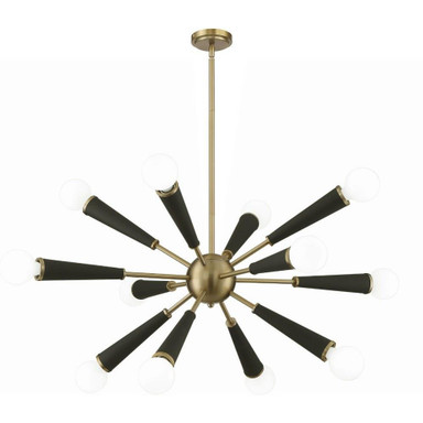 Zodiac 12 Light Large Chandelier by Crystorama - 3812