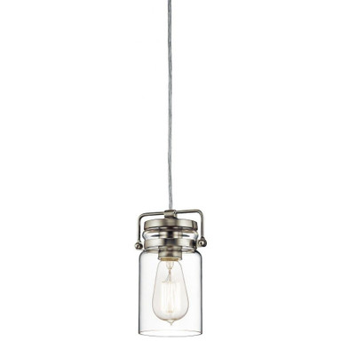 Brinley 1 Light Mini Pendant by Kichler - 42878
