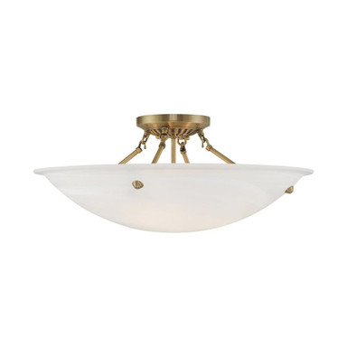 Oasis 4 Light 24 Inch Wide Flush Mount by Livex - 4275