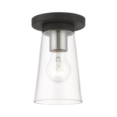 Cityview 1 Light 4.75 Inch Wide Flush Mount by Livex - 46711