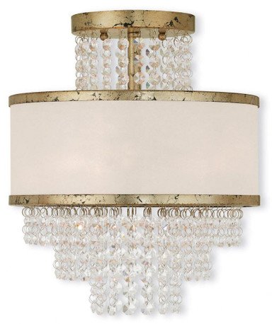 Prescott 2 Light 10 Inch Wide Semi Flush Mount by Livex - 50792