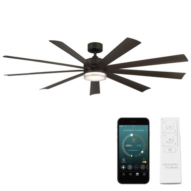 Wynd XL 72 Inch  9 Blade Ceiling Fan with Light Kit by Modern Forms - FR-W2101-72L