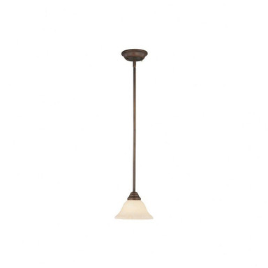 Coronado 1 Light 13 Inch Wide Semi Flush Mount by Livex - 6109