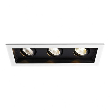 Mini Multiples 33W 25 deg 90CRI 3 LED Airtight Housing 8.69x 5.13 by WAC - MT-3LD311NA-25-3-8