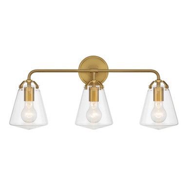 Voss 3 Light Bath Vanity 11.25 Inch Tall and 25 Inch Wide by Crystorama - VSS-7013