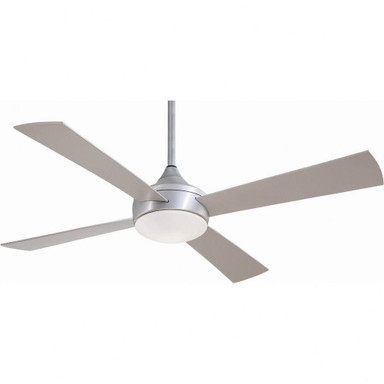 Aluma Wet 4 Blade Ceiling Fan with Light Kit 52 Inches Wide by Minka Aire - F523L