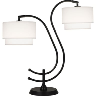 Charlee 2 Light Table Lamp 25 x 8 Inches by Robert Abbey - 587