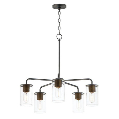 Sleek 5 Light Medium Chandelier by Maxim - 11846-5