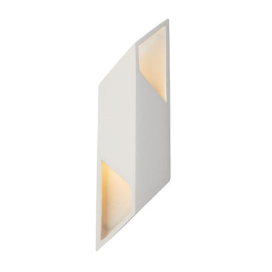 Ambiance LED Rhomboid ADA Right Large Wall Sconce by Justice Design - CER-5849