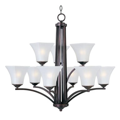 Aurora 9 Light Large 2 Tier Chandelier by Maxim - 20096
