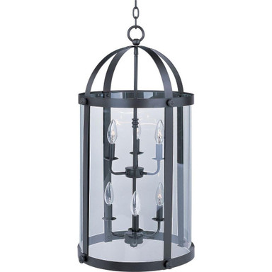 Tara 6 Light Small Foyer Chandelier by Maxim - 21554