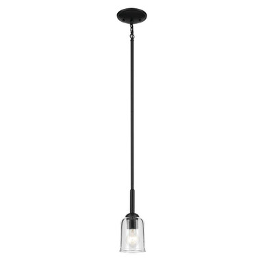 Shailene 1 Light Clear Glass Mini Pendant by Kichler - 43674C
