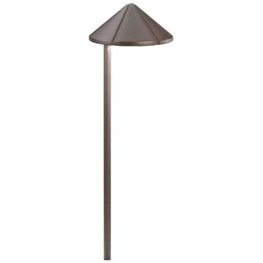 Six Groove Low Voltage 1 light Path Lamp 19.5 x 6 inches by Kichler  - 15315