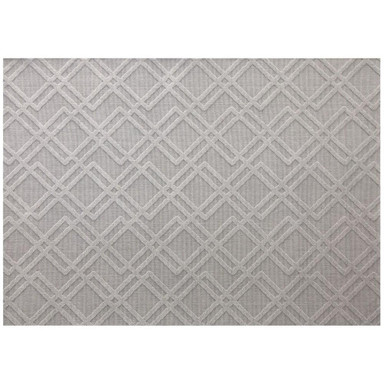 Manhattan Plush Gray Outdoor Rug 63 x 88 Inches by Treasure Garden - RG-112-050