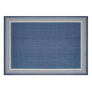 Seaside Harbor Blue Outdoor Rug 63 x 88 Inches by Treasure Garden - RG-253-099