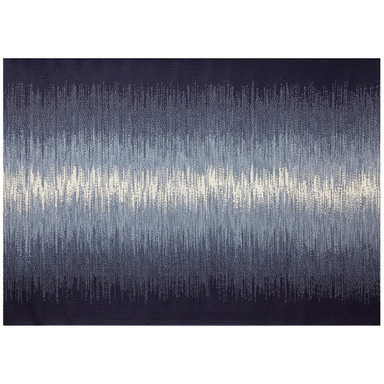 Reflections Ocean Blue Outdoor Rug 63 x 88 Inches by Treasure Garden - RG-334-369