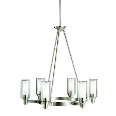 Circolo 6 Light Medium Chandelier by Kichler - 2344