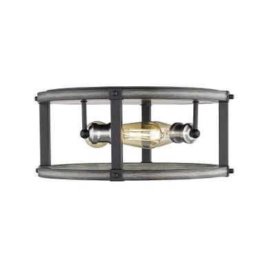 Kirkland 3 Light 16.25 Inch Wide Round Flush Mount by Z-Lite - 472F3R