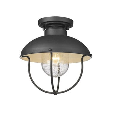 Ansel 1 Light 11 Inch Wide Outdoor Flush Mount by Z-Lite - 590F