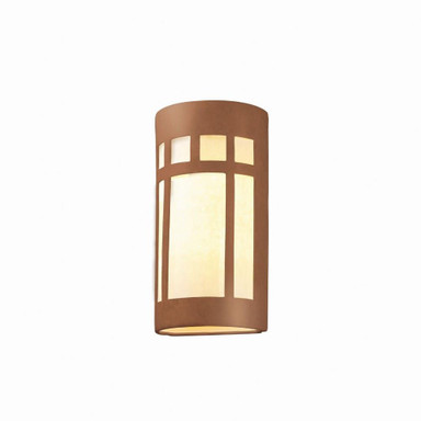 Ambiance 2 Light Outdoor Wall Mount 21 Inch Tall by Justice Design - CER-7357W