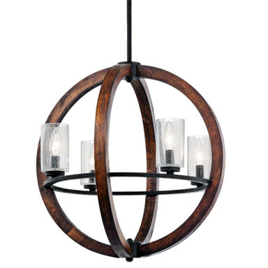 Grand Bank 4 Light Small Chandelier by Kichler - 43185